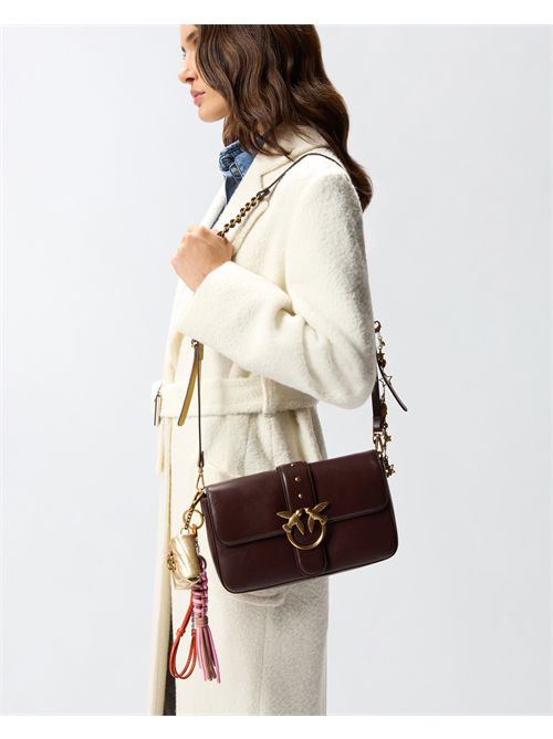 Borsa a mano media Love Bag One Slouchy in pelle con doppia tracolla PINKO | 105823A0QO/LA7Q